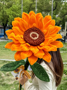 Teachers Day Creative DIY Giant Toray Rod Sunflower Bouquet Handmade Materials Classmate BFF 18th Adult Gift Simulation Flower