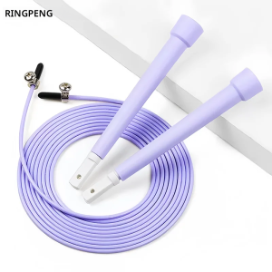 1pcs เชือกกระโดดความเร็วลวดเหล็กทนทานเชือกกระโดดอย่างรวดเร็วสายกีฬาการออกกําลังกายการออกกําลังกายอุปกรณ์ออกกําลังกายหน้าแรก