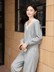 XIANGYING | Gray Sportswear Set