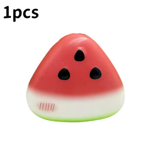 1/3/5Pcs Cute Watermelon Squishy Fidget Slow Rebound Decompression Toy Anti-Stress Rising Fruit Soft Stress Relief Squeeze Gifts