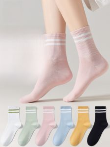 Tất thể thao MiiOW nữ làm bằng vải cotton mỏng chống mùi