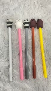 Gratis Ongkir - Pena Motif Karakter Beruang Lucu / Alat Tulis Sekolah Kantor ATK / Pena Panda Korea