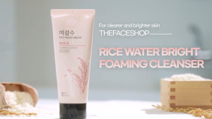 THEFACESHOP Rice Water Bright Foaming Cleanser 150ml gentle & moisturizing cleanser brightening remove impurities