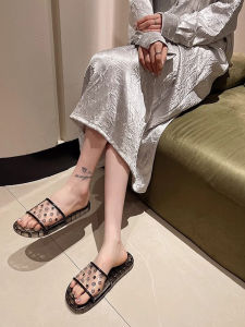 Dép Đi Trong Nhà Mùa Hè Chống Trượt Đi Biển Trong Nhà Tắm Trong Suốt Đế Phẳng Không Thấm Nước Không Mùi Dép Đi Trong Nhà