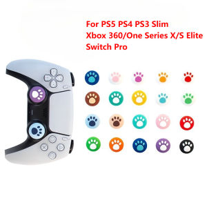 Cat Paw Thumb Stick Grip Cap Joystick Cover Case For Sony PS5 PS4 PS3 Slim Xbox 360/One Series X/S Elite Switch Pro Thumbstick