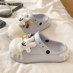 Comfortable Thick Sole Slip-Resistant Open Toe Clogs Slippers