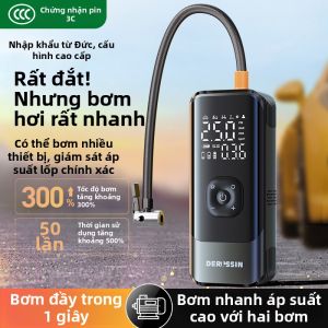 DERLSSIN | Máy Bơm Lốp Điện Tử Cao Áp Tiện Lợi