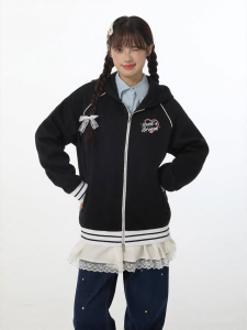 Gbiaior | Lovelock Autumn Winter New Baseball Jacket Sweet Style