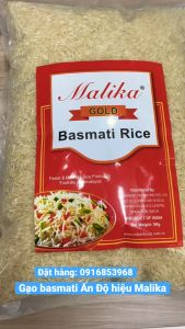 Gạo hạt dài Ấn Độ MALIKA Basmati Rice phù hợp người tiểu đường ăn kiêng 5kg