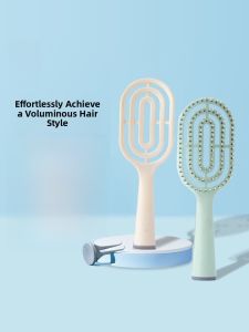Portable Long Handle Standing Style Womens Hair Comb Massage Comb for Long Hair Home Use Convenient Personal Care Tool