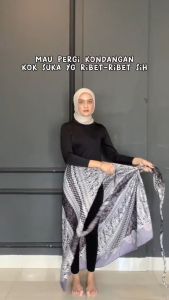 Rok Lilit Batik Murah Terlaris / Rok Pasangan Kebaya / Rok Panjang Muslimah / Rok Lilit Plus Ring
