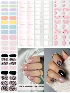 Miếng Dán Móng Tay Gel Bán Cứng Cần Đèn UV Dễ Dán Và Tháo Chất Lượng Như Tại Salon Tạo Hiệu Ứng Nail Art Hoàn Hảo