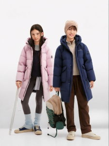 BOSIDENG | New Model Thicken Childrens Long Down Jacket With Hood