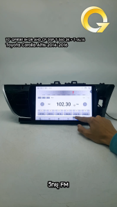 Q7 จอ android 10 นิ้ว TOYOTA ALTIS 14-16  จอ android ติดรถยนต์ติดรถยนต์ 360 รองรับ Bluetooth WIFI GPS  4G