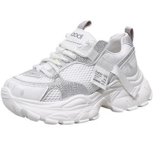 GAODI | Platform Thick-soled Sneakers Internal Height-increasing Breathable Mesh