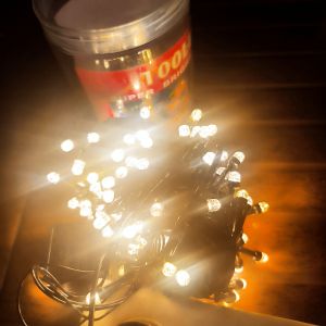 YAMASAKI LAMPU DECORATIVE LIGHT 100LED 10M 10 METER FULL SUPER BRIGHT LAMPU HIAS DEKORASI WARNA WARNI KABEL HITAM BAGUS KUALITAS TERJAMIN