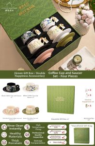 MODERN SWEETHOME | High-end Refined Coffee Cup Set Gift Box