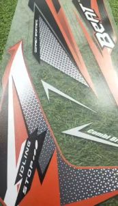 Striping Lis Beat New 2016 Sampai 2019 Bahan Polet Sticker Bening