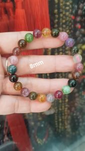 🌿✨🌿 Vòng tay phong thuỷ may mắn đá tourmaline màu bóng đẹp lắm size hạt vòng 8mm đá tự nhiên đeo tốt sức khoẻ may mắn tốt cho công việc đeo lên tay bóng đẹp màu rất xinh đẹp có 950k ạ