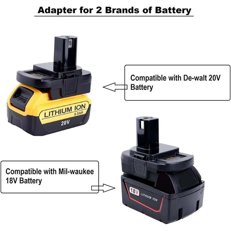 MT20RNL Battery Adapter – Convert Makita 18V Li-Ion Battery To Ryobi 18V ONE+