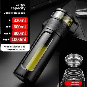 JIFANPAUL | Insulated Double-Layer Heat-Resistant Anti-Drop Water Bottle for Men and Women