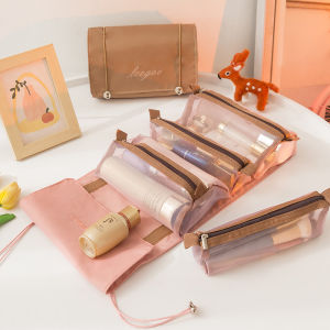 CHUSHE | Portable Large Capacity Makeup Brush Toiletry Bag