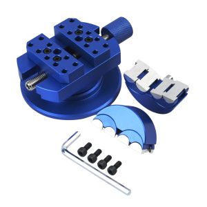 1Pc Heteromorphic Jaws Table Vise 360° Rotate Bench Vice Clamp Precision Clamping Flat Clamp for DIY Crafts Jewelry Making