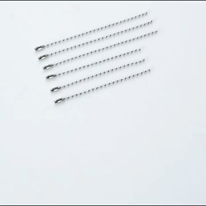 โซ่ไข่ปลา (Set 10 เส้น) พวงกุญแจไข่ปลา สีเงิน 81012151820 CM.