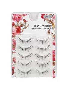 10 Pairs Menglu Little Devil Transparent Fine Stem Bridal Makeup SUNFLOWER Nature Bean Bag Trilogy Eye Fake Eyelashes Female