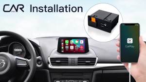 CARABC Upgrade CarPlay Android Auto USB Hub Adapter for Mazda 2 3 6 CX3 CX5 CX8 CX9 MX5 miata TK78669U0C Retrofit Kit 00008FZ34