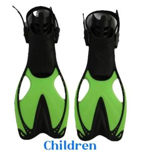 HB Childrens Frog Shoes Silicone Adjustable Short Flipper Diving Childrens Scuba Diving Training Equipment