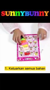 SUNNYBUNNY Big Size Snowflake Foam Clay 3D ART Kids DIY Coloring with Clay Art Set Kraftangan Budak Mainan Budak 儿童粘土手工