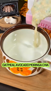 Oatmeal Avocado Moringa Chia Mix 250g | Healthy Breakfast Superfood High Fiber Drink