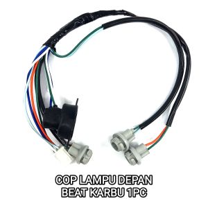 COP LAMPU DEPAN BEAT" - Pitingan / Fitting / Soket Dop Depan HONDA BEAT KARBU Lama