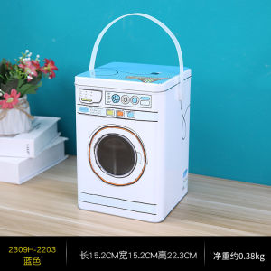 Portable Laundry Condensate Bead Incense Ball Storage Bucket Washing Powder Storage Box Sealed Tin Creative Tinplate Box