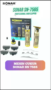 Sonar SN-7565 Alat Cukur Kumis & Jenggot Grooming Lengkap Trimmer Alat Cukur Rambut