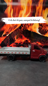 Diecast Mainan Mobil Miniatur Truk Bak Terbuka Carry Pick Up Modern