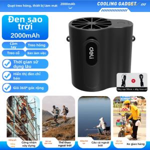 deli | Quạt Cổ Đeo Siêu Nhẹ Làm Mát