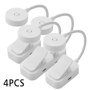 Mini LED Clip On Book Light Portable Reading Light USB Rechargeable 3 Color Eye Protection Stepless Dimmable Mini Desk Lamp