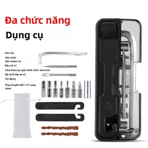 West Biking | Bộ Dụng Cụ Sửa Xe Đạp Đa Năng WEST BIKING 14 Trong 1 Trọng Lượng Nhẹ Màu Đen Xám Chất Liệu Thép Hợp Kim Gồm Cờ Lê Lục Giác Và Dụng Cụ Tháo Lốp.