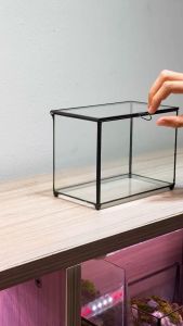 Terrarium Landscape Miniature Glass Tank - House-Shaped Micro Landscape Terrarium POT2025