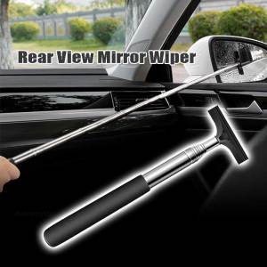 Retractable 38.5" Extention Car Rearview Mirror Wiper Cleaner Portable Cleaning Supplies