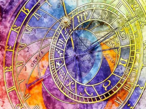 Jigsaw Puzzle Mystical Beautiful Clock Constellation Star Map Art For Adults Great Weekend Relaxation And Family Fun Gift