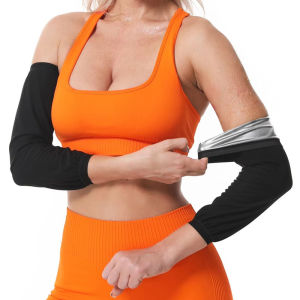 1 Pair Womens Arm Trimmers Slimming Arms Sleeves Sport Arm Shapers Sweat Bands Compression Wrap Belt Helps Upper Arms Shaper
