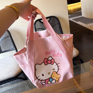 NALLCHEER Cute kt cat Tote Bag with Large Capacity for Daily Use and Lunch Carrying