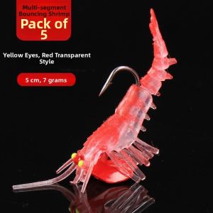 SUHE | Bioluminescent Soft Shrimp Lure Strong Hook