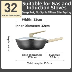 COOKER KING | Non-Stick Cooking Pan for Home Use and Gas Stove