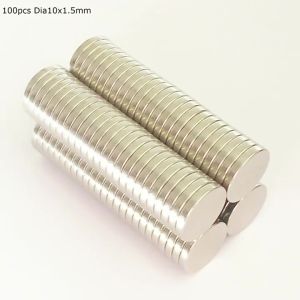 2024Super Strong Neodymium N52 Magnet Round Magnets Extra Powerful Magnetics Rare Earth Magnet Magnetic Materials Diameter Dia10mm