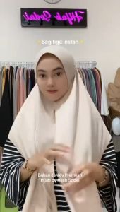 Hijab Instan Segitiga Jersey