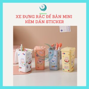 Hộp Đựng Mini Kiểu Thùng Rác Cute -Thùng Rác Mini Trang Trí Đa Năng
